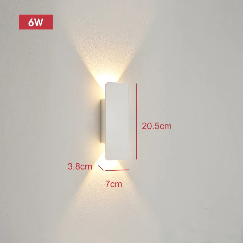 Outdoor Waterproof LED Wall Lamp - medium white