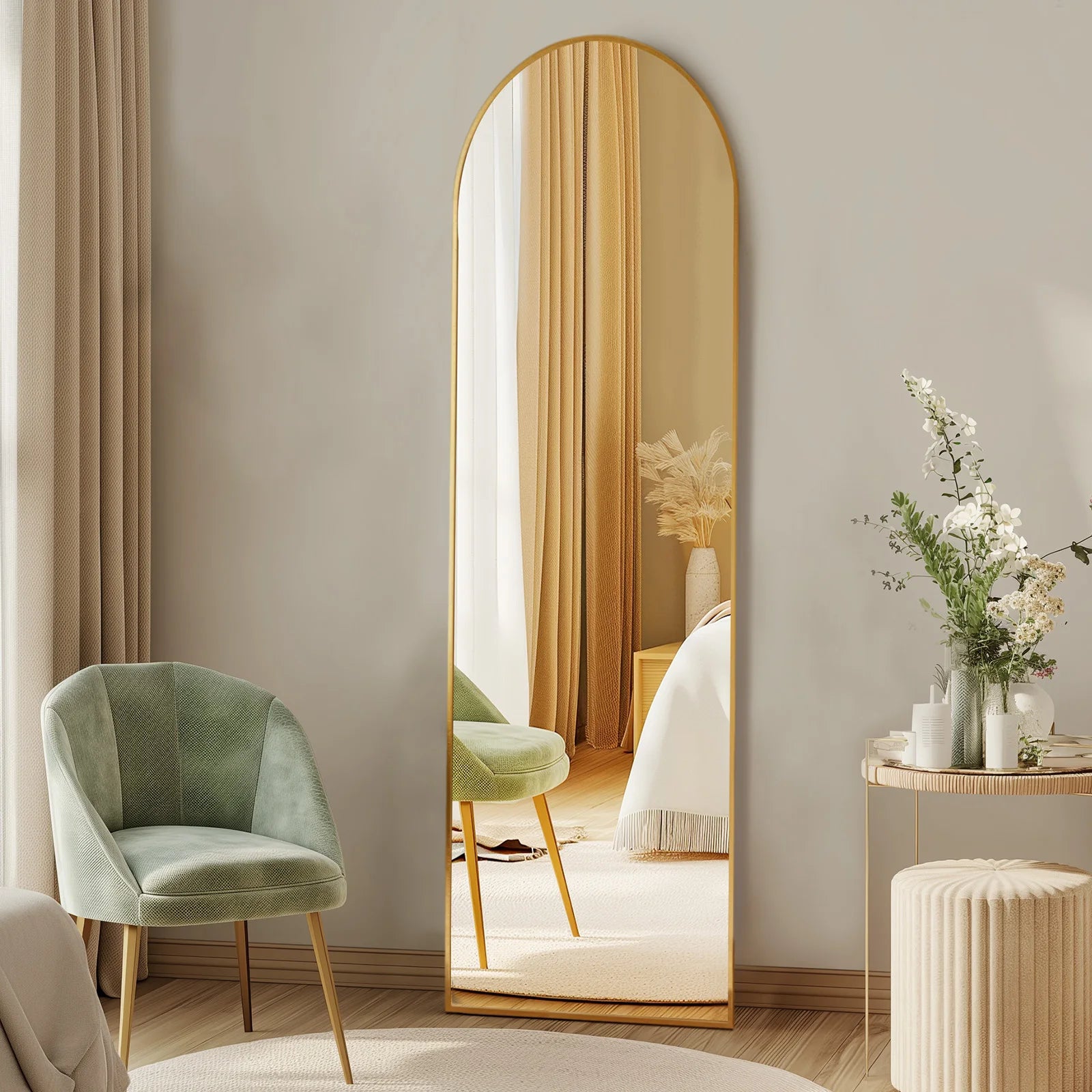JHK Full Body Floor Mirror 59"x16" - KozyTrends