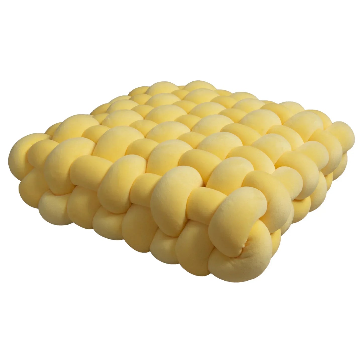 Decorative Hand-Made Knotted Square Plush Pillows - KozyTrends