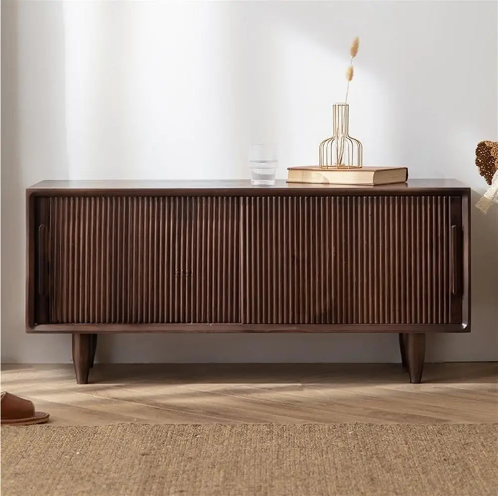 Solid Wood Shoe Storage Bench - Brown