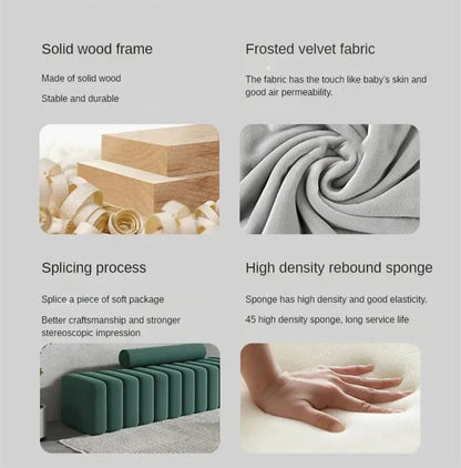 Modern Minimalist Sculptural Ottoman - info