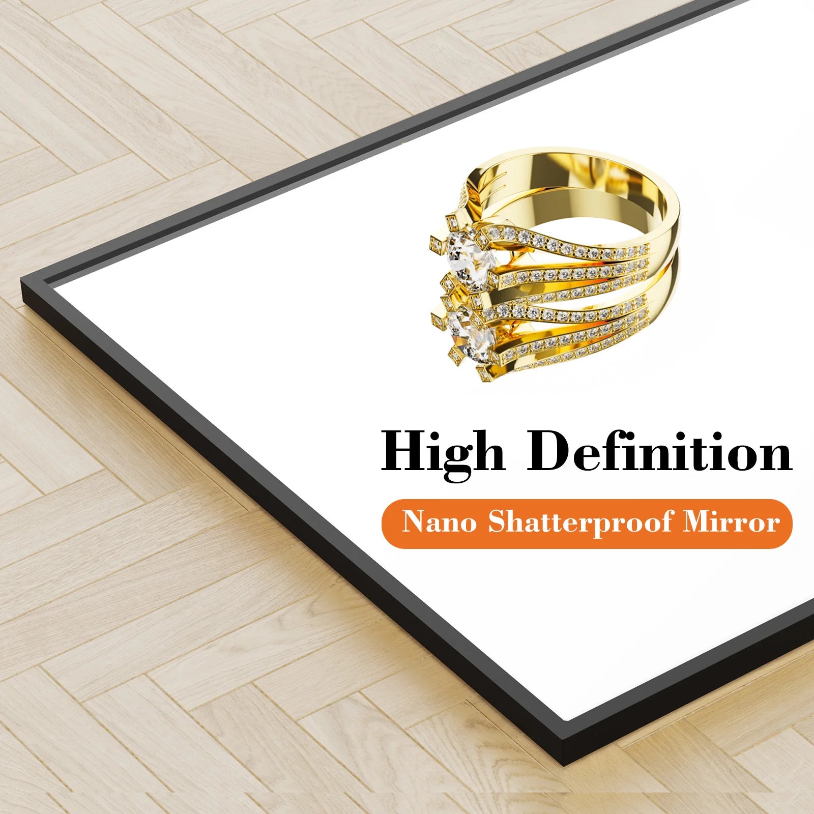 64"x21" Full Length Mirror - KozyTrends