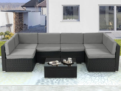 7pcs Outdoor Patio Furniture Set - KozyTrends
