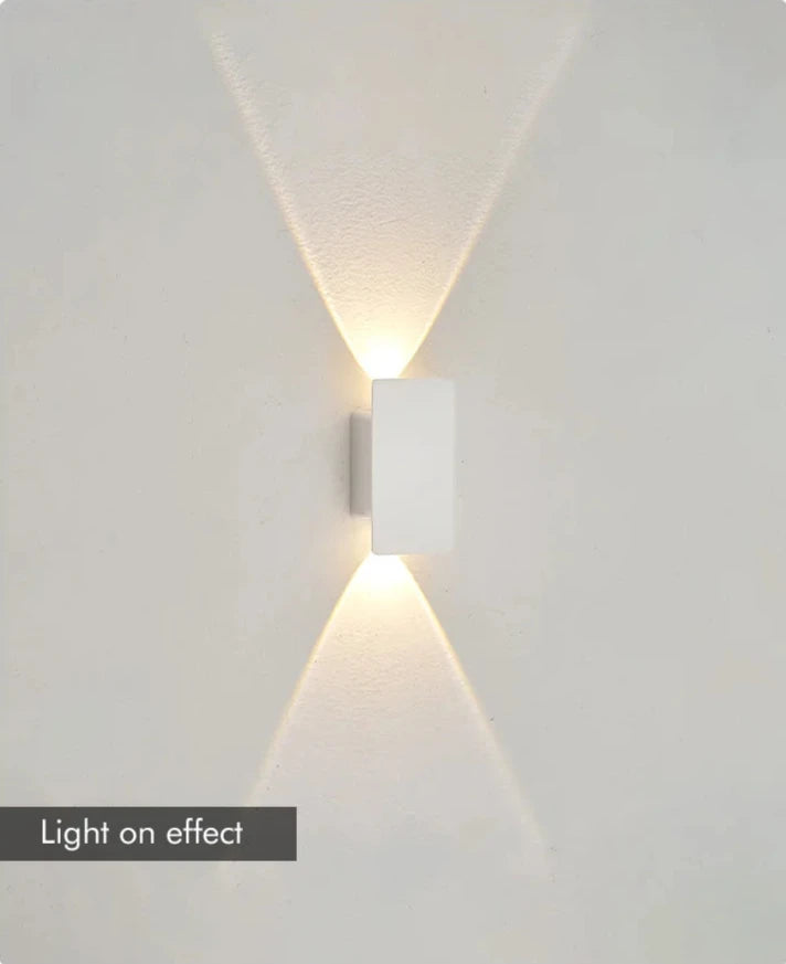 Outdoor Waterproof LED Wall Lamp - small white