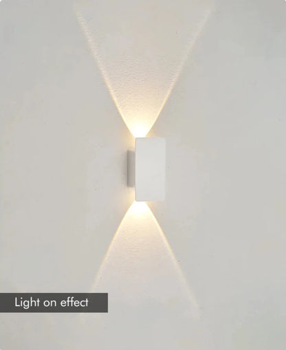 Outdoor Waterproof LED Wall Lamp - small white