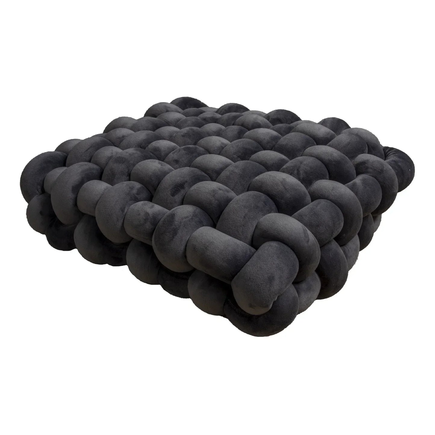 Decorative Hand-Made Knotted Square Plush Pillows - KozyTrends