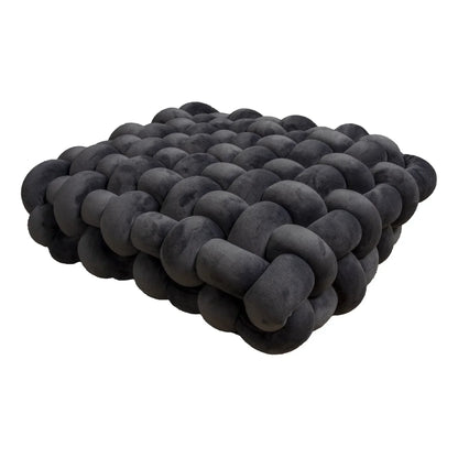 Decorative Hand-Made Knotted Square Plush Pillows - KozyTrends