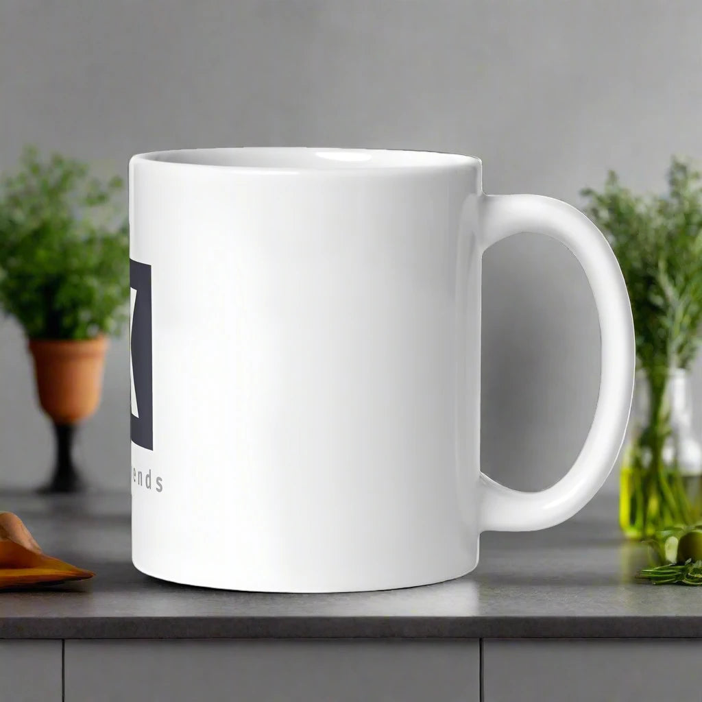 KozyTrends White Glossy Mug