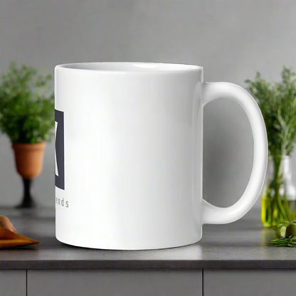 KozyTrends White Glossy Mug