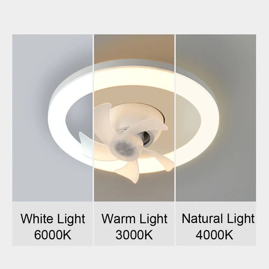LED Swing Head Fan Light - KozyTrends