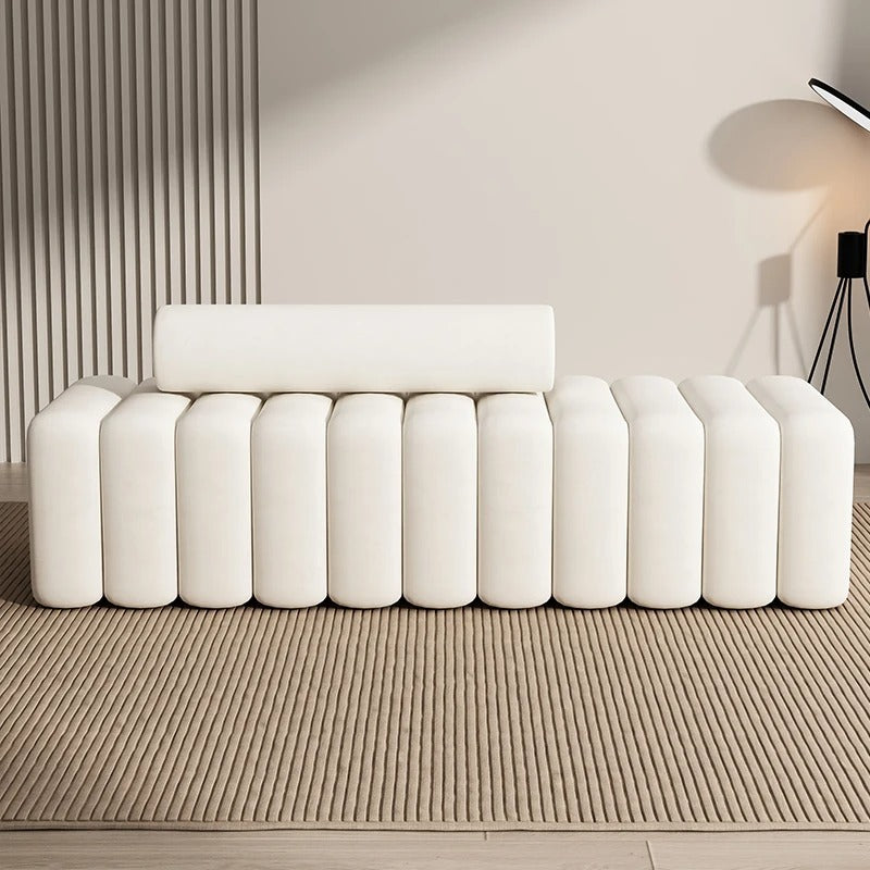Modern Minimalist Sculptural Ottoman